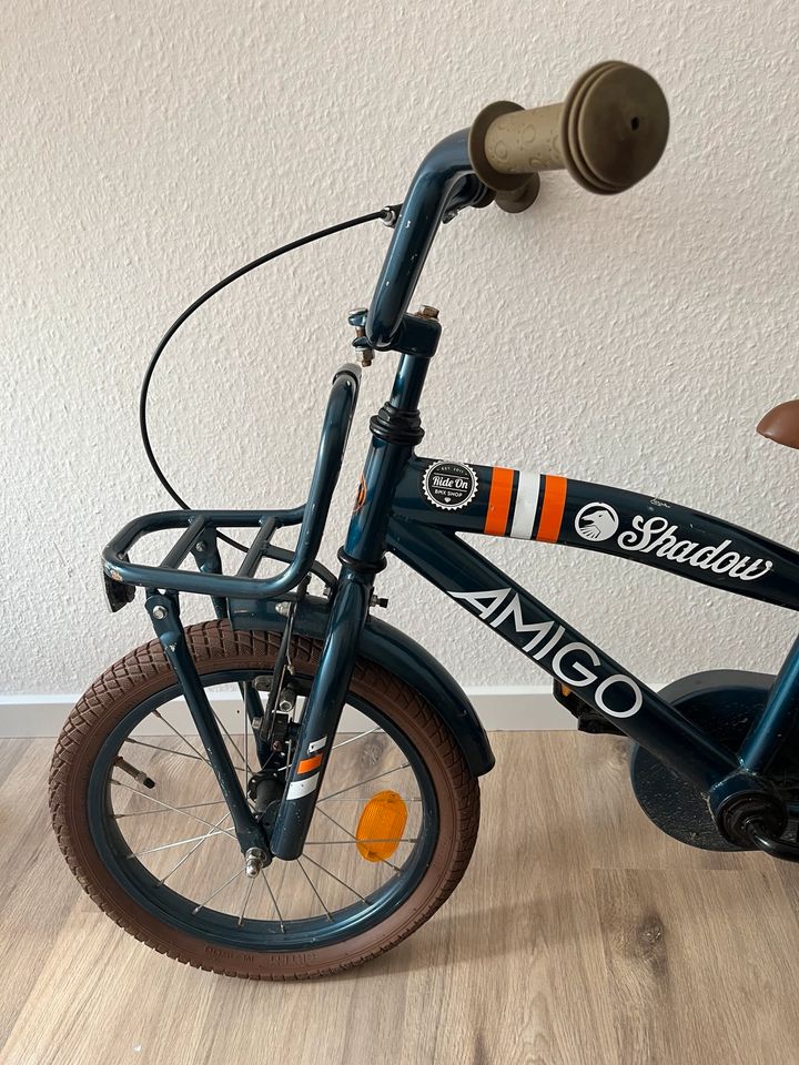 Fahrrad AMIGO 2Cool 16 Zoll Jungen Rücktrittbremse Blau in Sörup