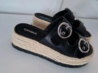 Catwalk Sommer Plateau Leder Espandrillos 39 black Bayern - Ingolstadt Vorschau