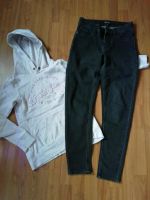 Set 11: Mädchen Hoody H&M Gr 164 und Jeans Gr 38 Thüringen - Weißenborn Vorschau