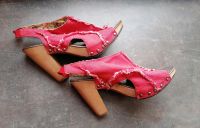 Peep toe-Sandaletten von Boxx rot Größe 37 Stoff used-Look Niedersachsen - Denkte Vorschau