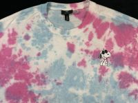 H+M Snoopy Peanuts T-Shirt XL oversized - Batikoptik pink blau Bayern - Baiersdorf Vorschau