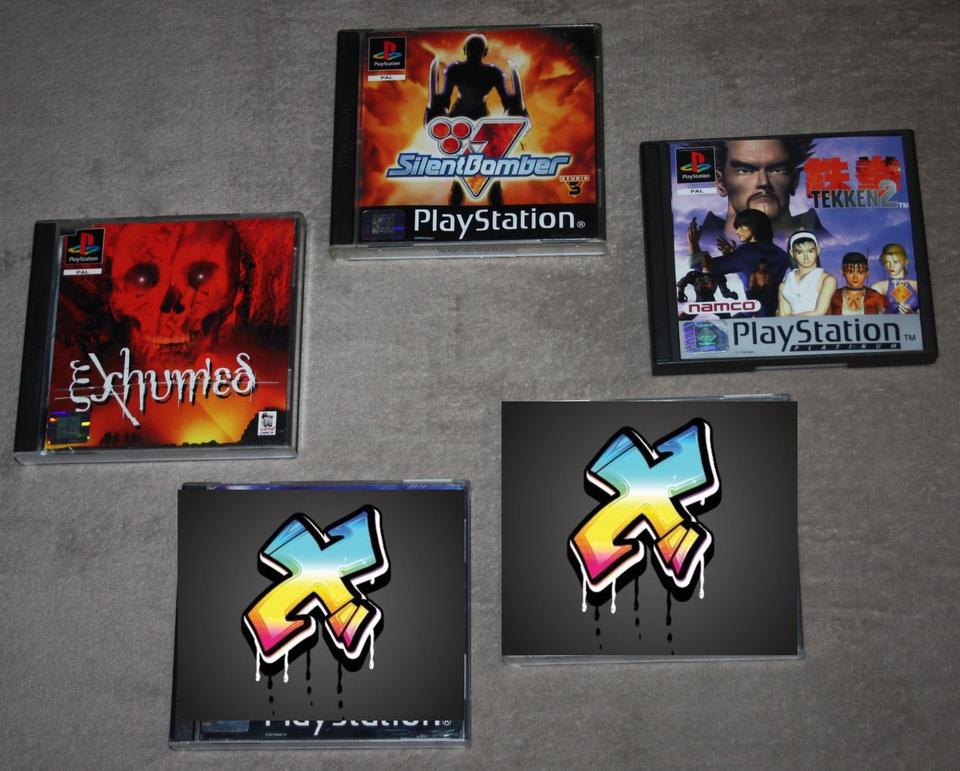 Playstation 1 PS1 /Silent Bomber / TEKKEN 2/ EXXHUMED in Flensburg