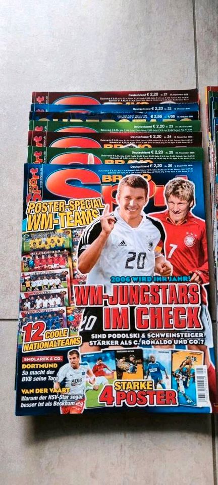 Konvolut Bravo Sport Zeitschrift 2005-2007 in Bad Schönborn