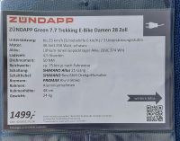 Zündapp Green 7.7 Trekking E-Bike Damen 28 Zoll Baden-Württemberg - Karlsdorf-Neuthard Vorschau