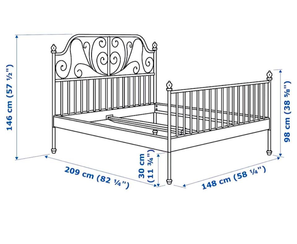 Bettgestell LEIRVIK (Ikea) in Pfullendorf