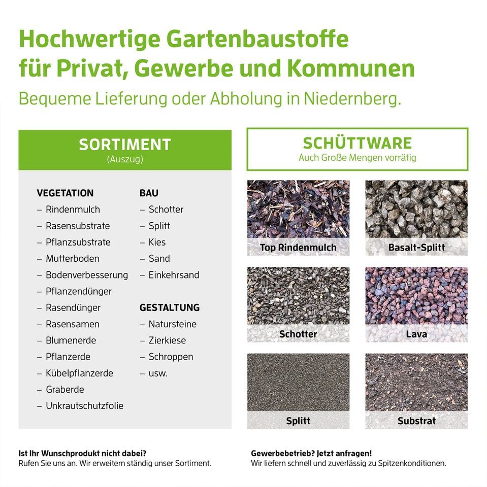 Basalt-Pflastersplitt 2-5 mm / Ziersplitt / Einkehrsplitt in Niedernberg