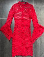 Netzkleid in rot mit Unterkleid München - Moosach Vorschau