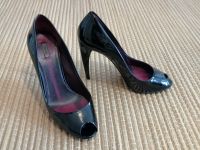 MIU MIU (MiuMiu by Prada) PeepToe-Pumps Lack-Leder Schwarz Gr.39 Berlin - Steglitz Vorschau