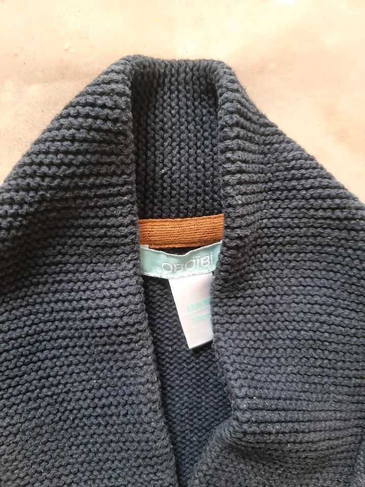 Obaibi Strickweste Strickjacke. 80 dunkelblau in Leichlingen