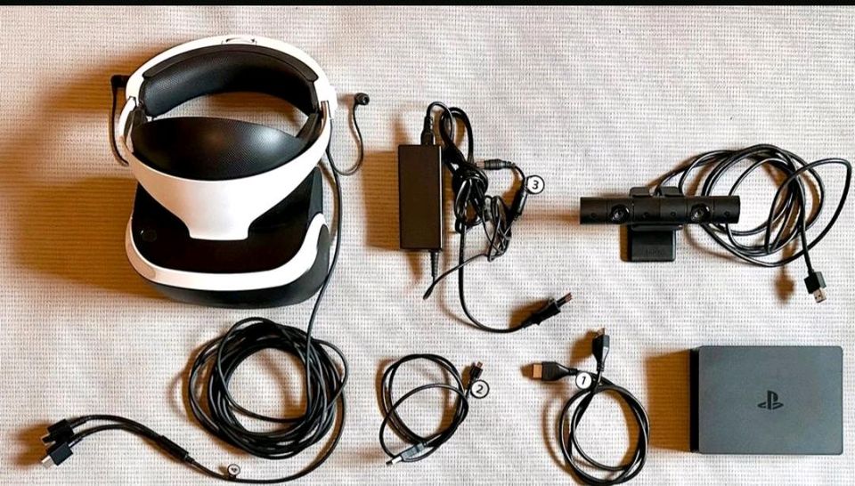 Sony PLAYStation PS-4 VR-Set mit Helm + Kamera. in Forchheim