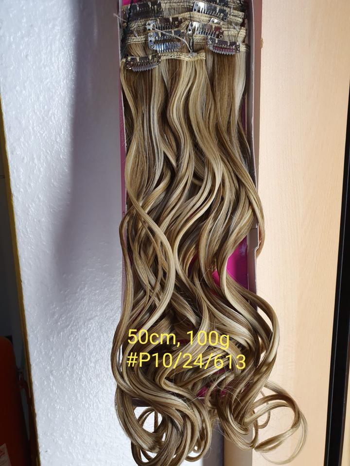 Clip in Extensions Kunst Haar -  Hitzebeständig - Top Qualität in Berlin