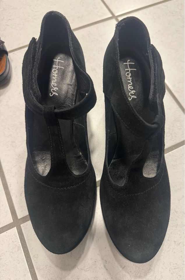 Homers Damen Schuhe Größe 40 schwarz Versand möglich in Erkelenz