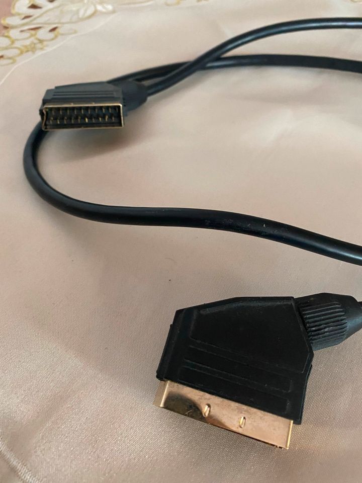 HIGH END SCART KABEL vergoldete Kontakte 90cm GOLDKABEL in Chemnitz