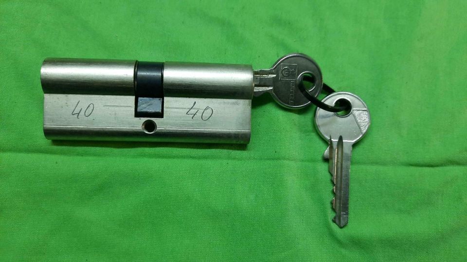 Schließzylinder 40/40 mit 2x Schlüssel in Clausthal-Zellerfeld