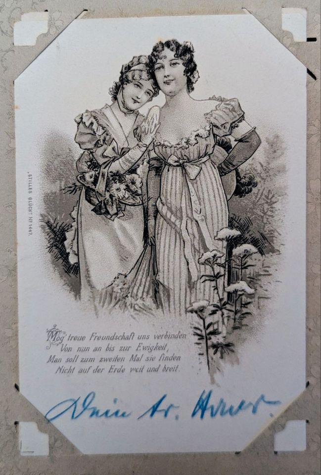 Alte Postkarten von 1904 – aus einem Postkartenalbum in Köln