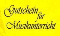 Das besondere Geschenk, ein Gutschein für Musikunterricht Nordrhein-Westfalen - Minden Vorschau