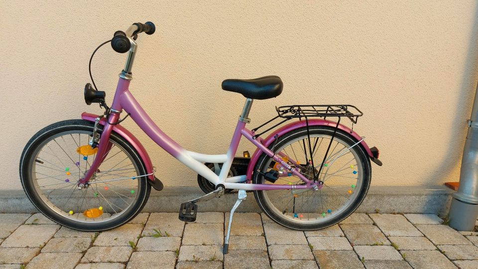 Kinderfahrrad 20 Zoll rosa/weiß in Neusitz