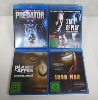 4 Blu-ray: Predator - Planet der Affen - Iron Man - State of Play Baden-Württemberg - Bühl Vorschau