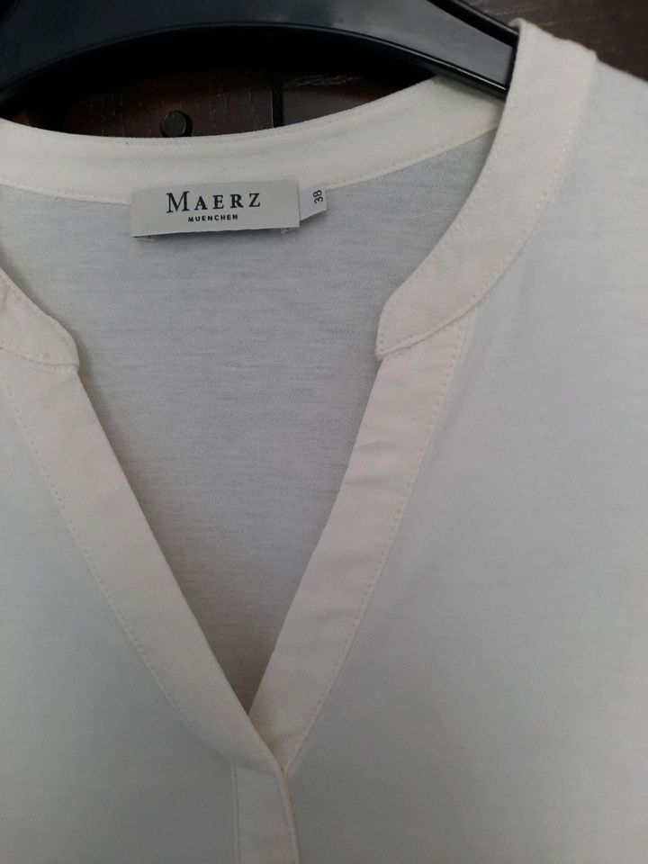 Maerz Shirt Bluse langarm Creme 38 in Beverungen