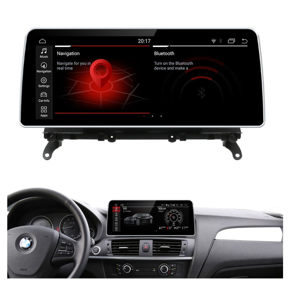 Für BMW X3 X4 F25 F26 CIC 12" Touchscreen Android GPS Navigation in Neuss