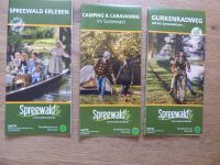 3x Karte Spreewald erleben Camping Caravaning Radfahren Sachsen - Schwepnitz Vorschau