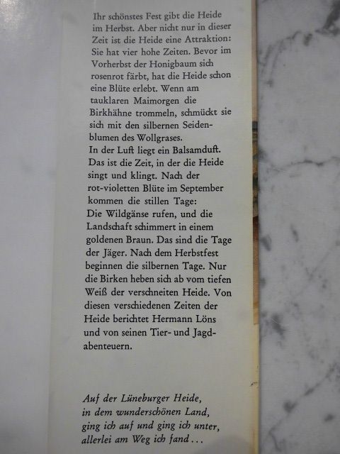 Hermann Löns 3 Bücher Natur-Tier-Jagd-Erzählungen Heide-Dichter in Flensburg