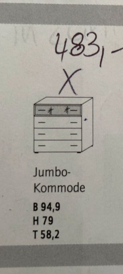 Jugendzimmer Mädchen Schrank Bett Kommode 3 Regale Wellemöbel in Hauneck