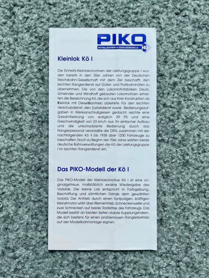 Piko H0 Bauzugwagenset der DR in Leuna