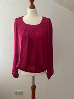 Bluse Gr. 38 pink langärmelig v. Hallhuber seidiger Glanz Bayern - Simbach Vorschau