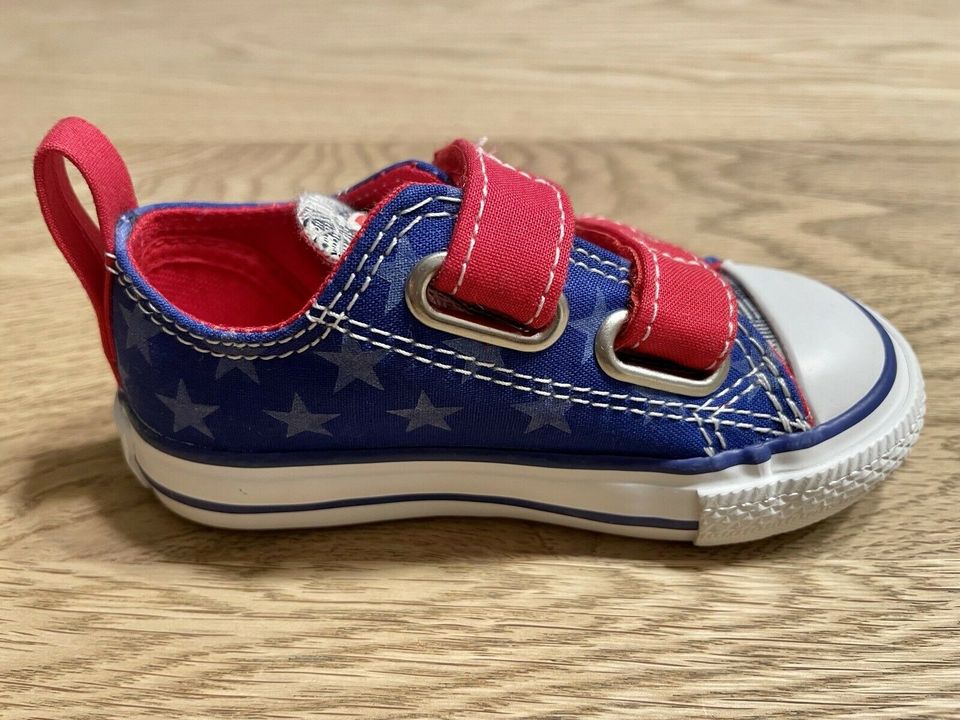 ⭐️ Kinderschuhe 21 | CONVERSE Chucks/Sneaker | blau-rot | NEU ⭐️ in Grevenbroich