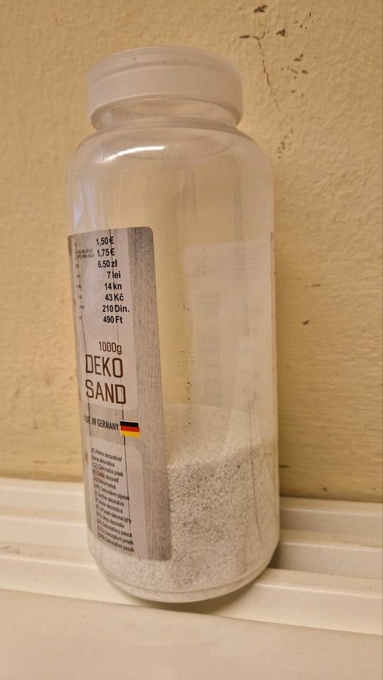 Deko Sand & Flasche mit Verschluss Geburtstag Geschenk Hochzeit in Birkenfeld