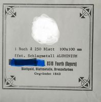 Schlagmeall Aluminum 250 Blatt 100 x 100 mm zum versilbern Nordrhein-Westfalen - Bornheim Vorschau
