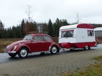 1966 VW Käfer 1300 incl. Wohnwagen und Moped Oldtimer Camper Niedersachsen - Lachendorf Vorschau