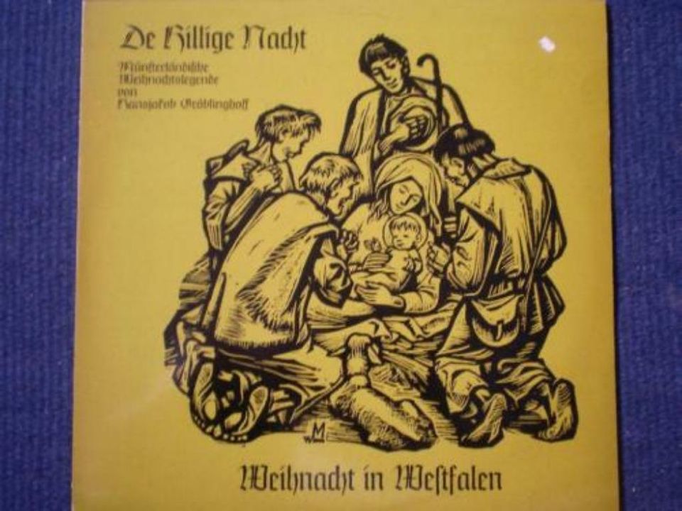 De Hillige Nacht - Weihnachten in Westfalen WDR Hörspiel 1959 LP in Angelmodde