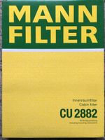 Mann Innenraumfilter Pollenfilter CU2882 Seat Audi Skoda VW Nordrhein-Westfalen - Wesseling Vorschau