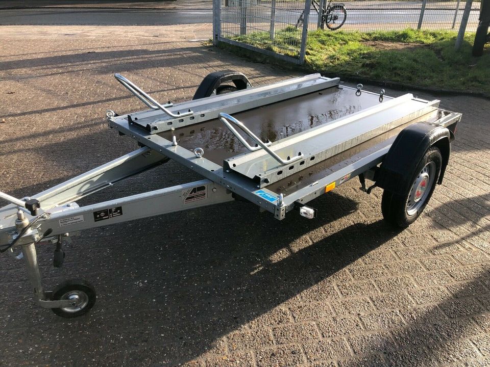 2er MOTORRADTRAILER MOTORRADANHÄNGER 100 km/h VERMIETUNG VERLEIH in Bremen