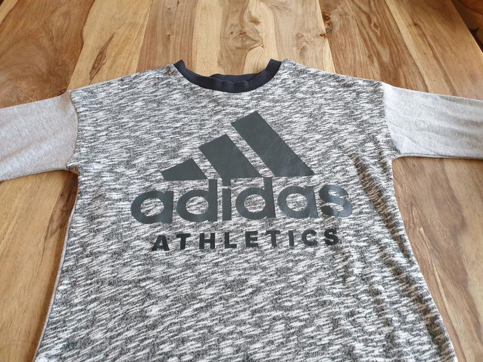 Adidas! Longsleeve! Gr. S! Langarmshirt! grau-meliert! in Oettingen in Bayern