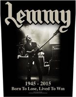 Lemmy Born To Lose Rückenaufnäher Motörhead Backpatch Nordrhein-Westfalen - Gescher Vorschau
