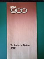 SAAB 900 , Alle 900 Modelle, Tech. Daten 1985 Bonn - Bad Godesberg Vorschau