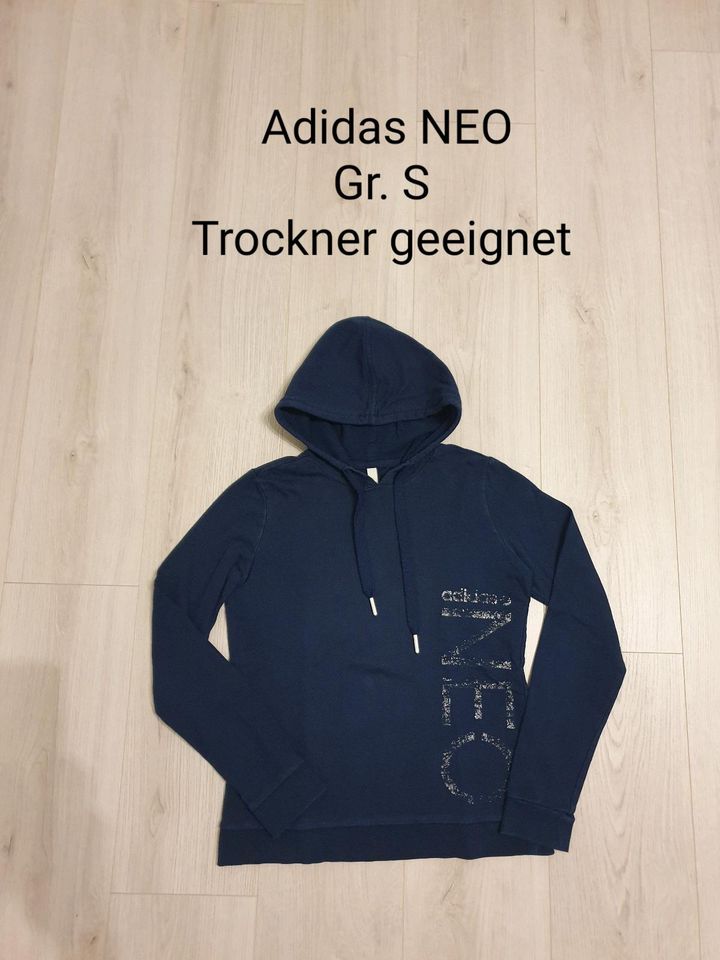 Adidas NEO Hoodie Kapuzen Pulli Gr. S XS Pullover Damen Mädchen in Röllbach