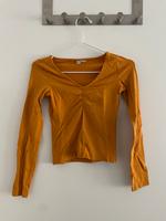 Kurzes Shirt gelb H&M Gr. XS Sachsen - Weißwasser Vorschau
