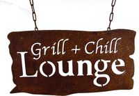 Garten-Metallschild zum Hängen Grill & Chill Lounge BBQ Niedersachsen - Papenburg Vorschau