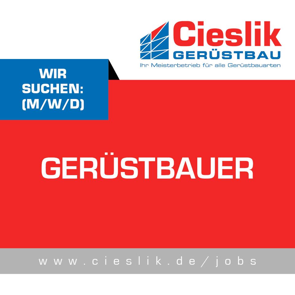 Gerüstbauer (m/w/d) gesucht in Dortmund