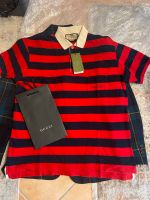 Gucci Polo Herren Neu, XXL,Blau/Rot/Beige Nordrhein-Westfalen - Velbert Vorschau