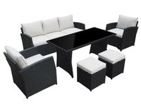 Gartenmöbel Loungemöbel Havanna schwarz Gartenset Rattan 899€* Baden-Württemberg - Herbertingen Vorschau