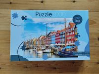Puzzle 1000 Teile "Fischerdorf" Schleswig-Holstein - Krokau Vorschau