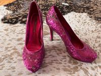 Buffalo Pumps High Heels Absatz Glitzer Pink Gr. 37 Nordrhein-Westfalen - Wachtberg Vorschau