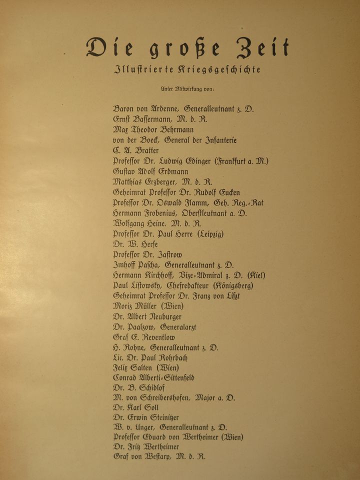 Die Grosse Zeit: Illustrierte Kriegsgeschichte, Bd.I - 1915 in Weinstadt