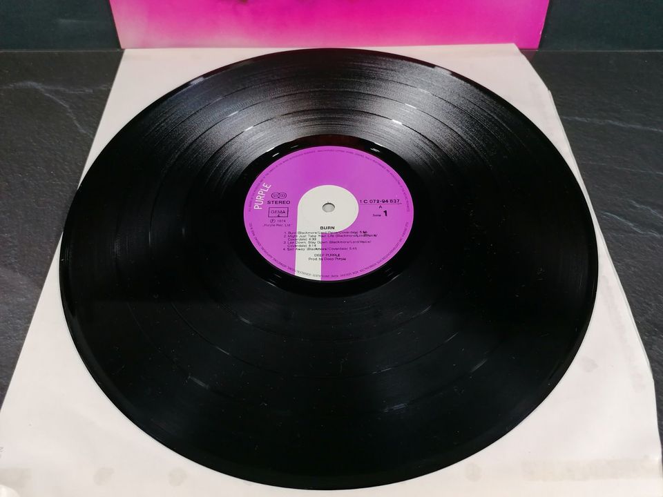 Deep Purple Burn Vinyl in Neuötting