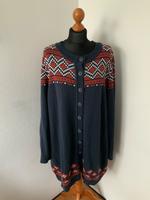 Sheego Strickjacke Jacke Strickcardigan blau rot Größe 52/54 Bayern - Ingolstadt Vorschau